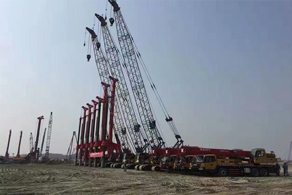 山鋼集團(tuán)日照鋼鐵精品基地(煉鐵、煉鋼、燒結(jié)、球團(tuán)、焦化)樁基工程